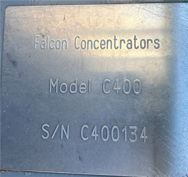 Falcon Model C400 Gravity Concentrator)